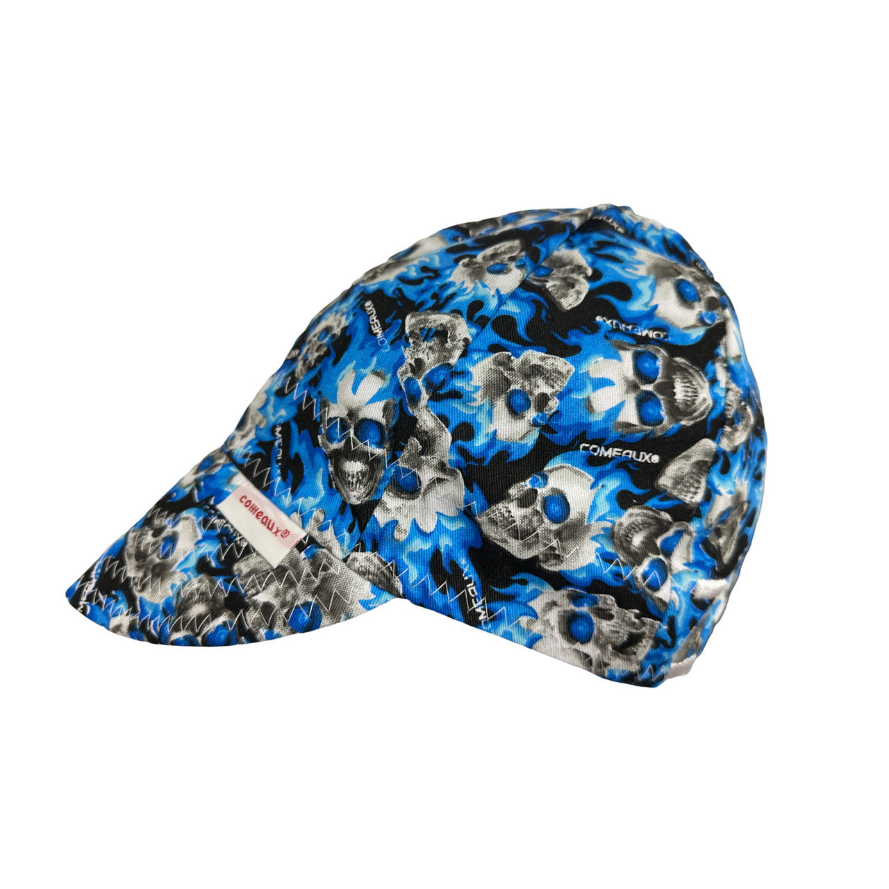 Skull Fire Reversible Welding Cap