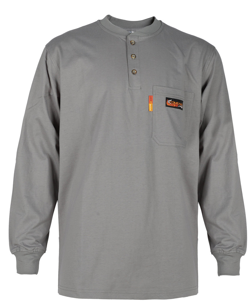 Comeaux FR Henley Shirt - 6oz Grey