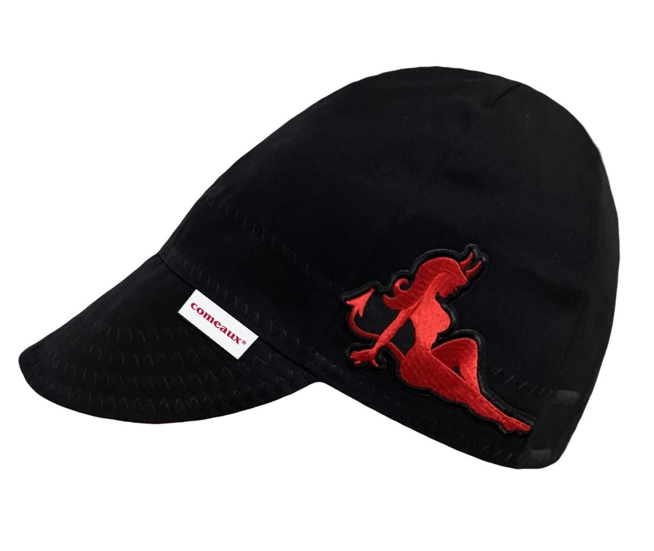 She's a Red Hot Devil Welding Cap | Comeaux Caps