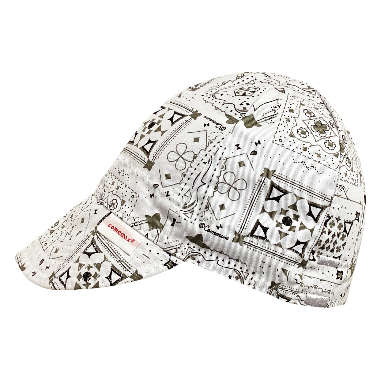 Neon Lights Bandana Print Reversible Welding Cap