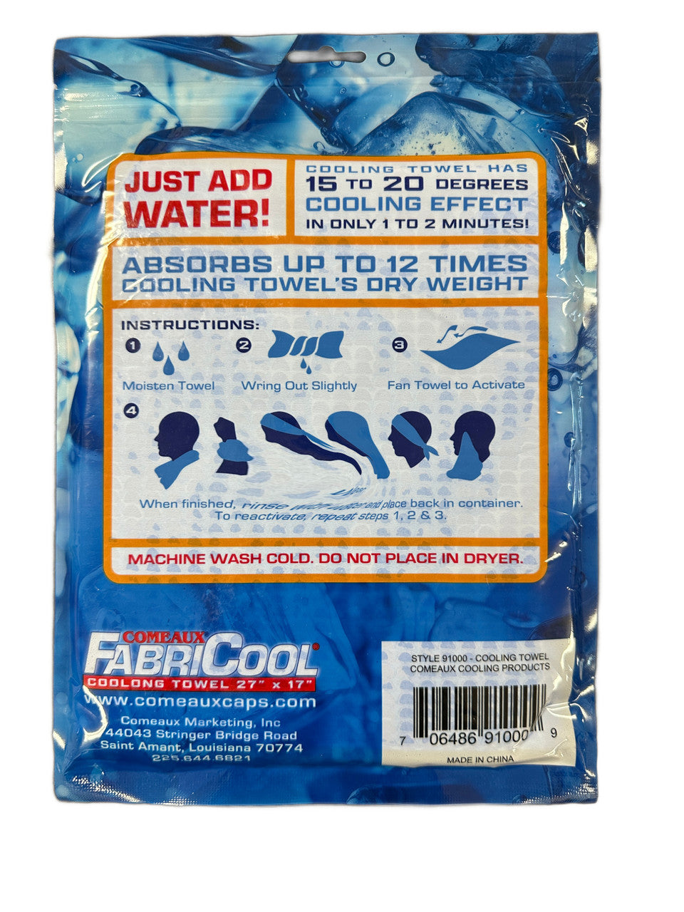 Comeaux 91000 Cooling Towel - Thumbnail 3