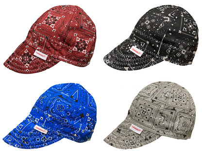 Bandana Print Reversible Welding Cap 2000