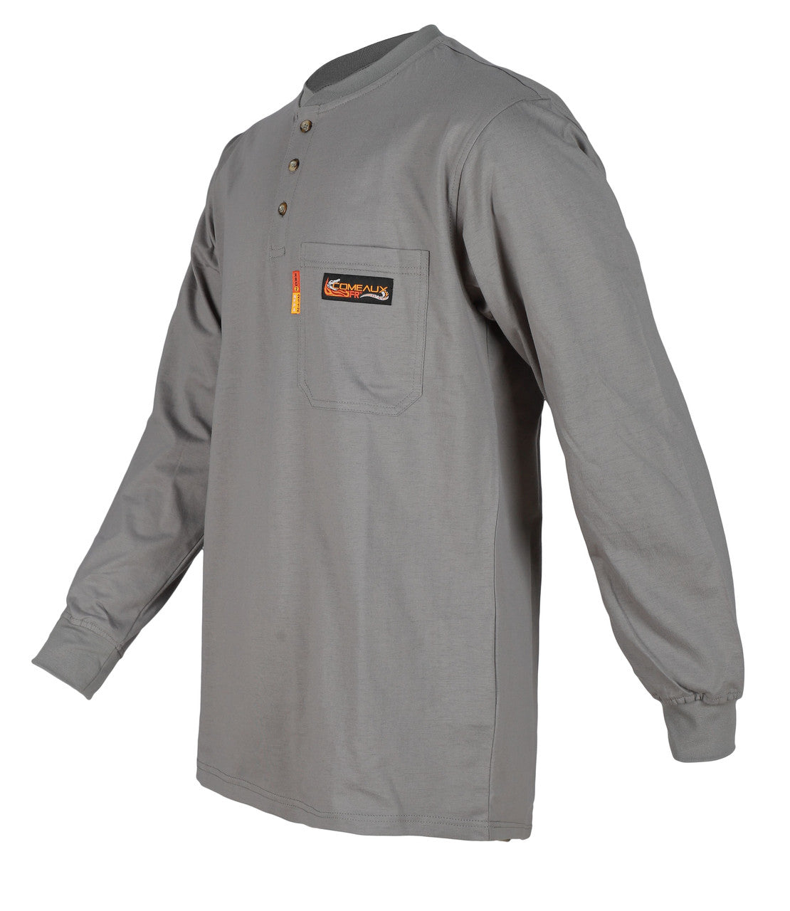 Comeaux FR Henley Shirt - 6oz Grey