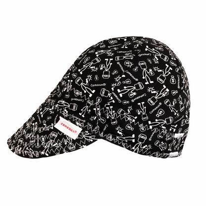 Stack'n Dimes Printed Reversible Welding Cap