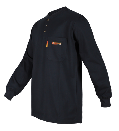 Comeaux FR Henley Shirt - 6oz Navy