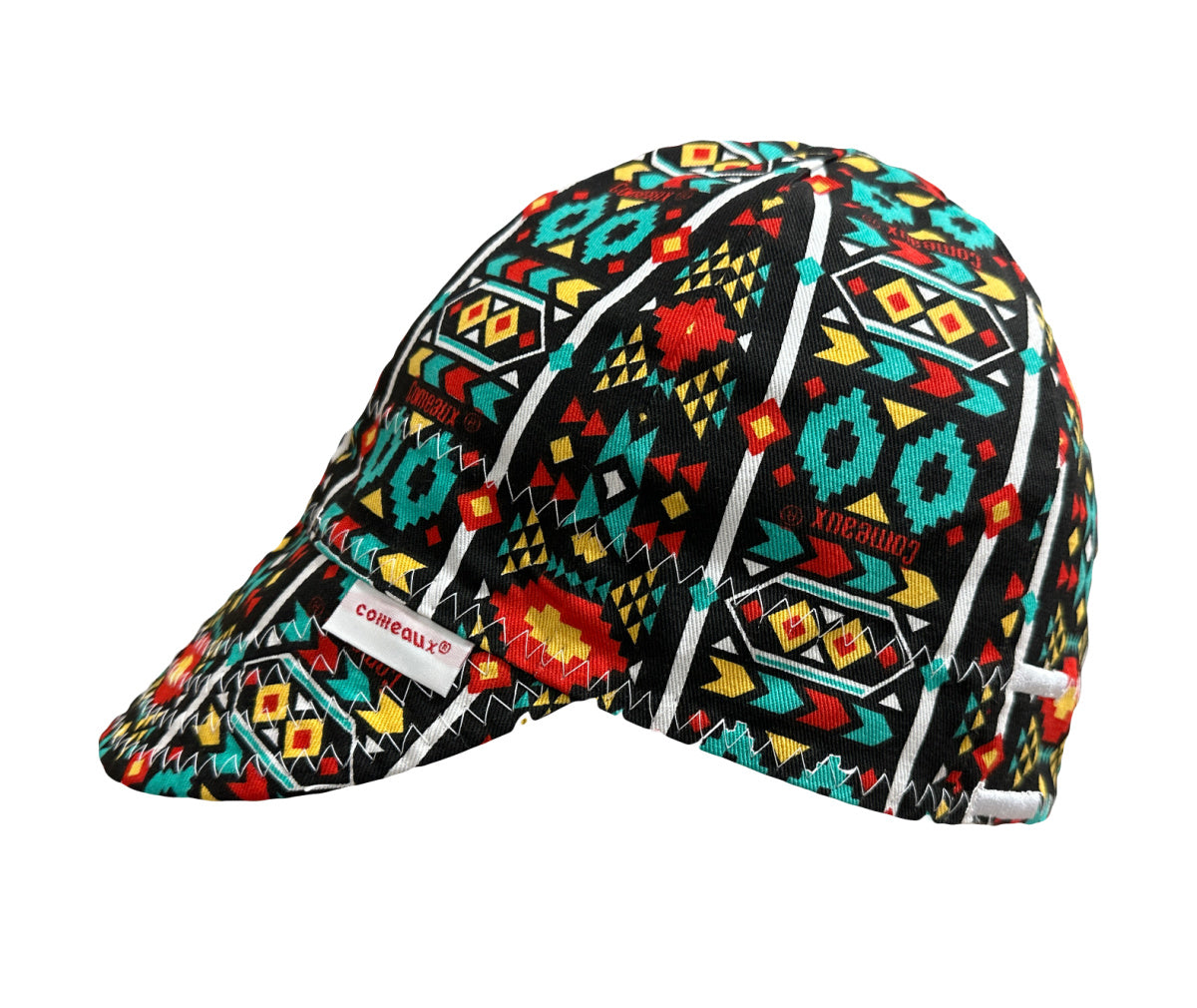 Aztec Print Reversible Welding Cap 2000 | Comeaux Caps